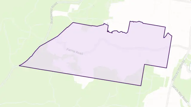Parma Area Boundary Map