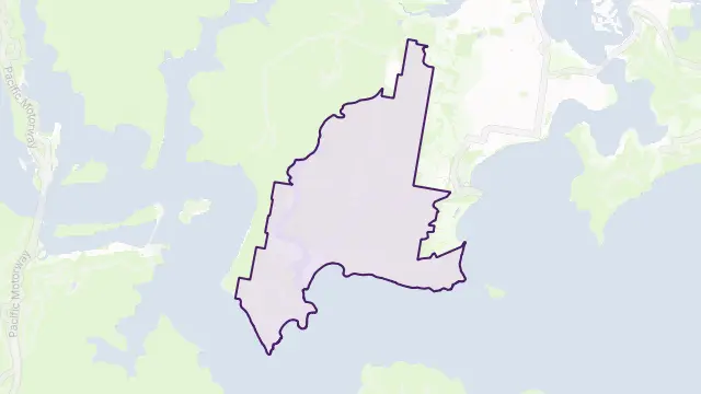 Patonga Area Boundary Map