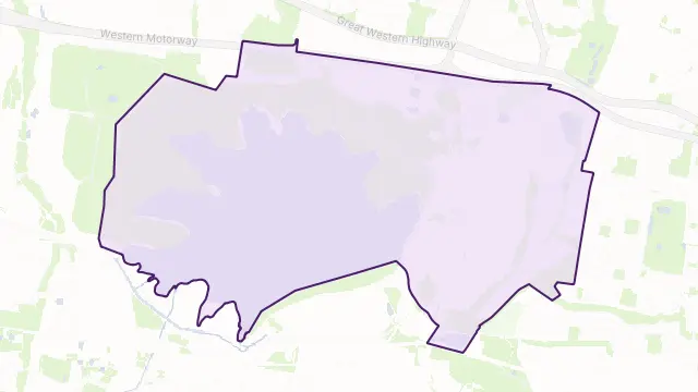 Pemulwuy Area Boundary Map