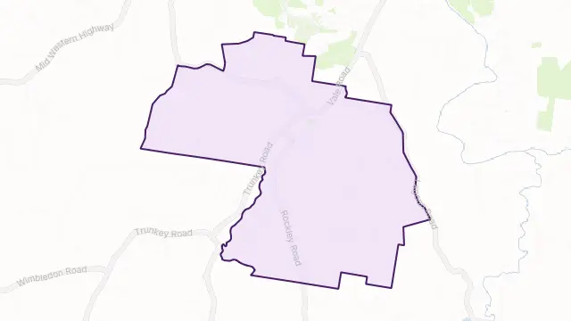Perthville Area Boundary Map