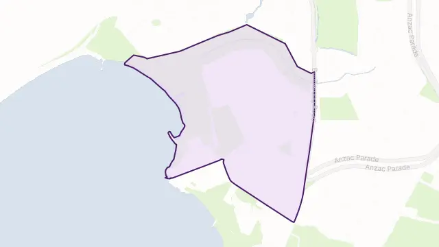 Phillip Bay Area Boundary Map