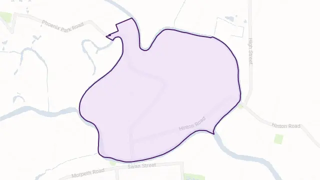 Phoenix Park Area Boundary Map
