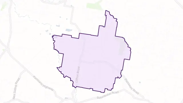Piallaway Area Boundary Map