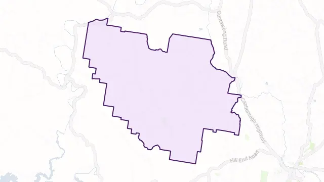 Piambong Area Boundary Map