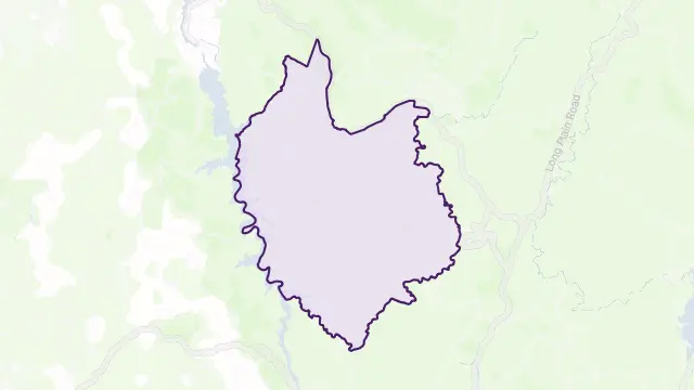 Pinbeyan Area Boundary Map