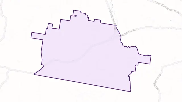 Pine Ridge Area Boundary Map