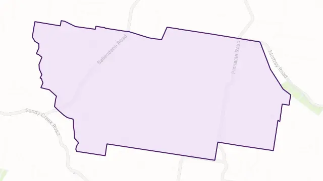 Pinnacle Area Boundary Map