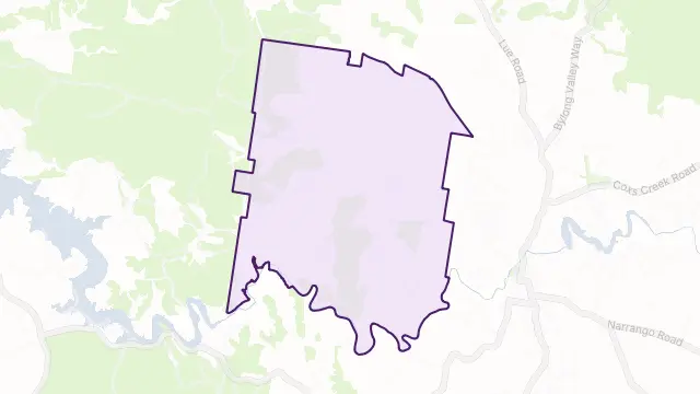 Pinnacle Swamp Area Boundary Map