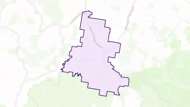 Porters Retreat Area Boundary Map