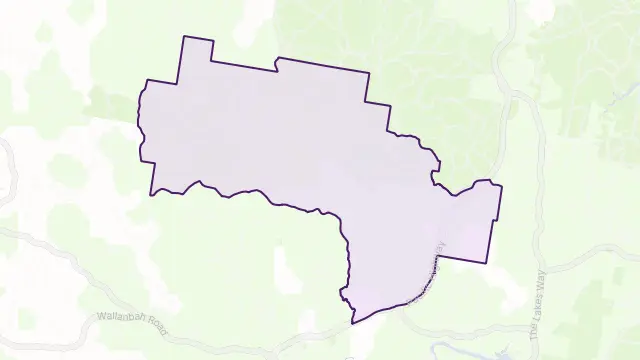 Possum Brush Area Boundary Map