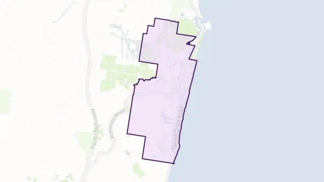 Pottsville Area Boundary Map