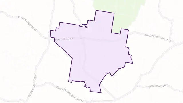 Premer Area Boundary Map