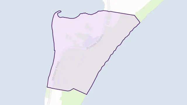 Primbee Area Boundary Map