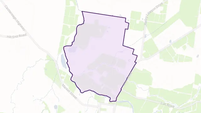Putta Bucca Area Boundary Map