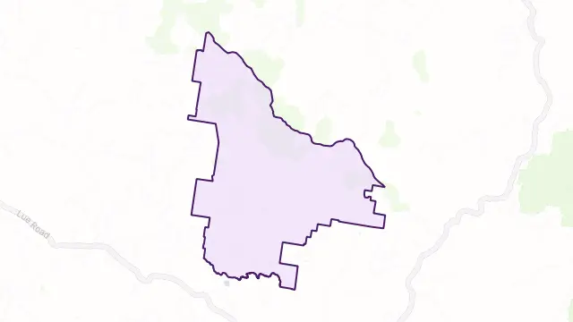 Pyangle Area Boundary Map