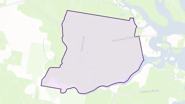 Pyree Area Boundary Map