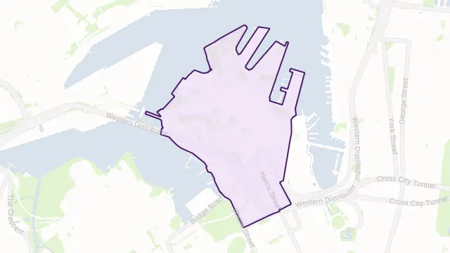 Pyrmont Area Boundary Map