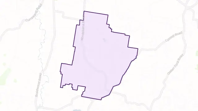 Quialigo Area Boundary Map