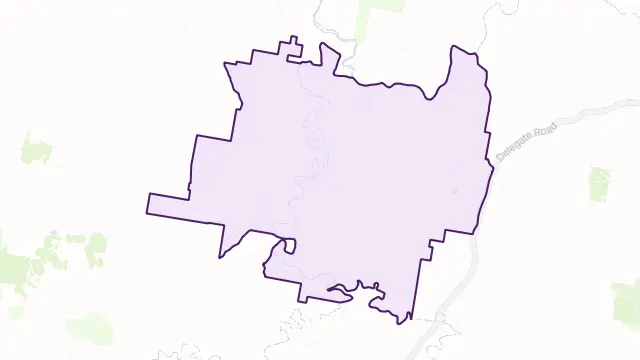 Quidong Area Boundary Map
