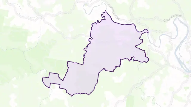 Ramornie Area Boundary Map