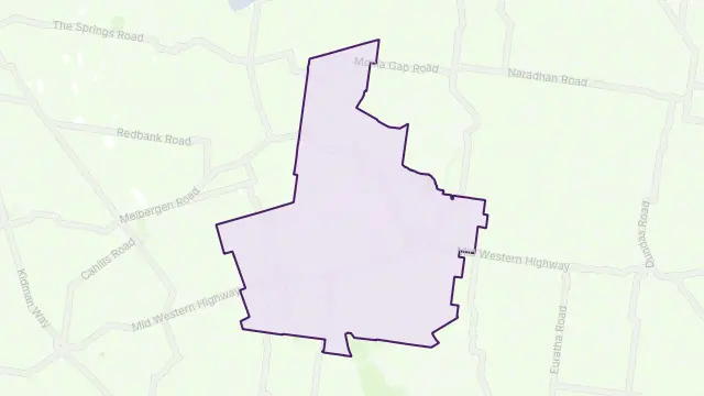 Rankins Springs Area Boundary Map