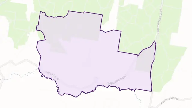 Rappville Area Boundary Map