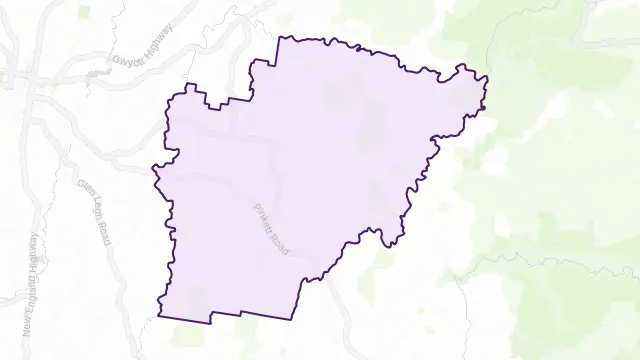 Red Range Area Boundary Map