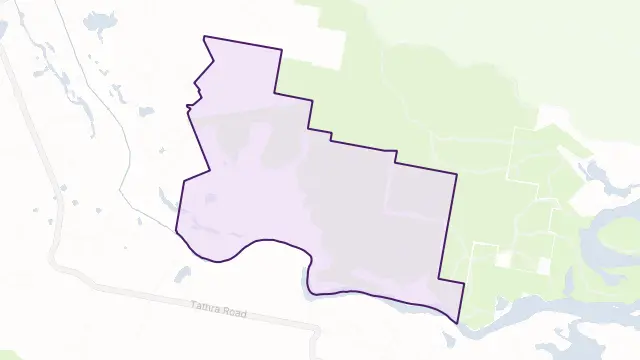Reedy Swamp Area Boundary Map