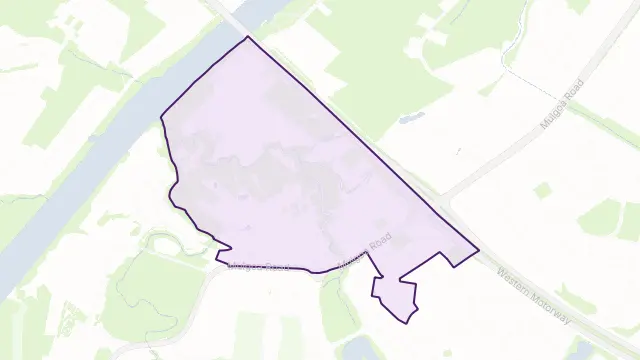 Regentville Area Boundary Map