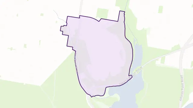 Revesby Heights Area Boundary Map