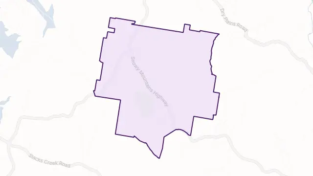 Rhine Falls Area Boundary Map
