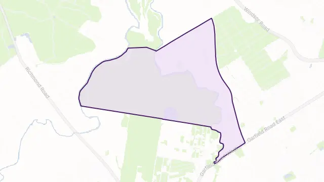 Richards Area Boundary Map