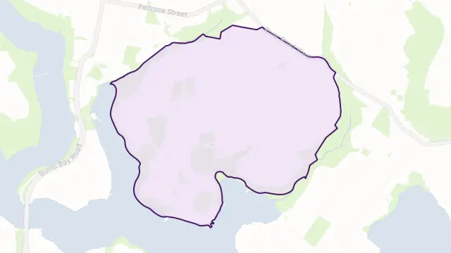 Riverview Area Boundary Map