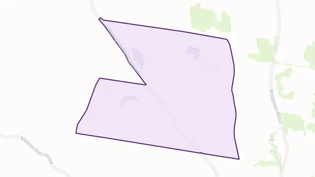 Rixs Creek Area Boundary Map