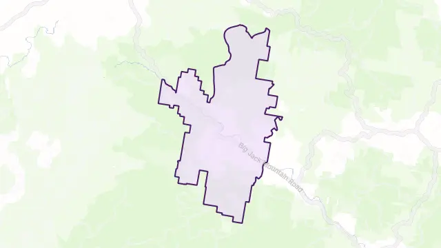 Rocky Hall Area Boundary Map