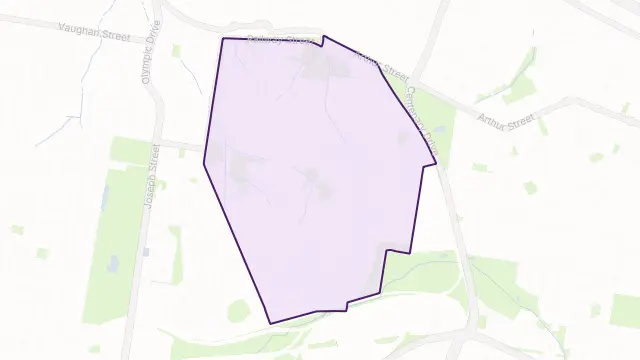 Rookwood Area Boundary Map