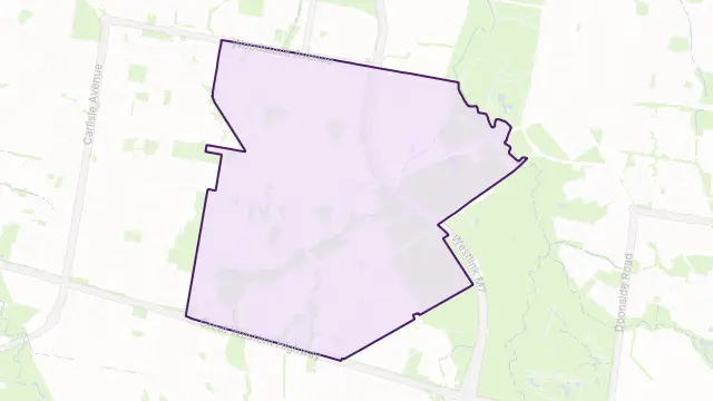 Rooty Hill Area Boundary Map