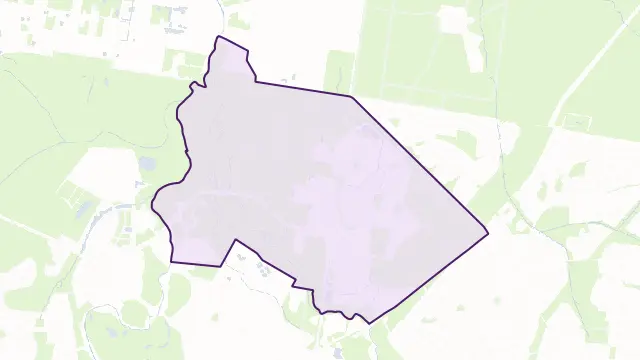 Ropes Crossing Area Boundary Map