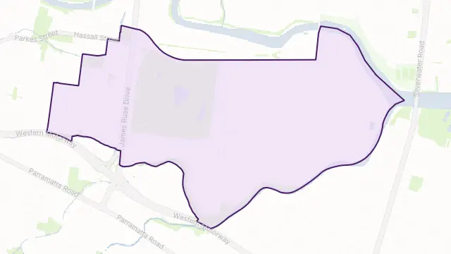 Rosehill Area Boundary Map