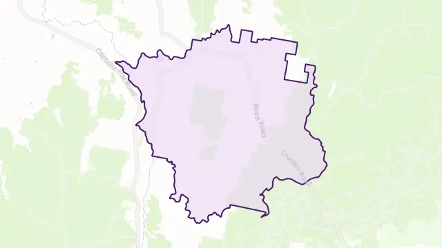 Rossi Area Boundary Map
