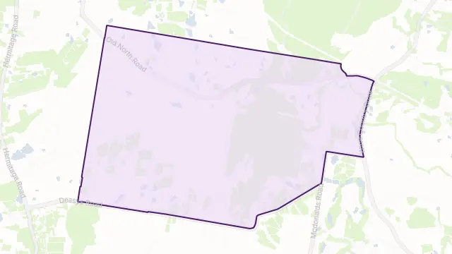 Rothbury Area Boundary Map