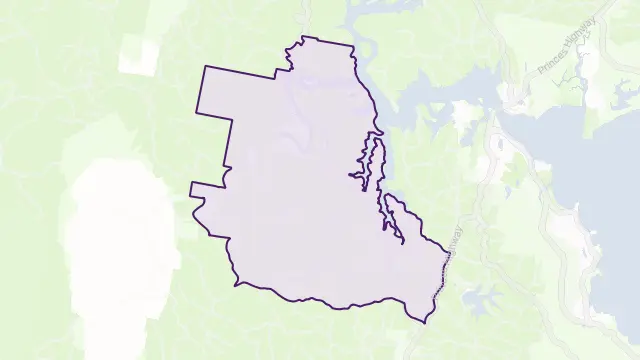 Runnyford Area Boundary Map