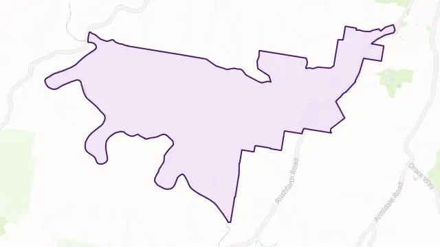 Rushforth Area Boundary Map