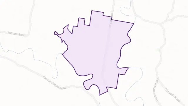 Ruthven Area Boundary Map