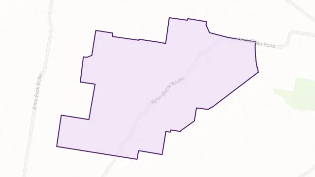 Ryan Area Boundary Map