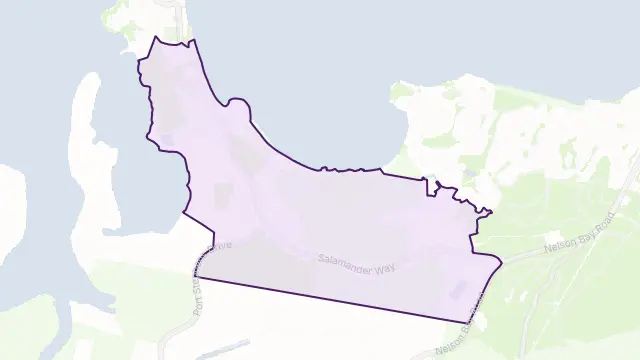 Salamander Bay Area Boundary Map