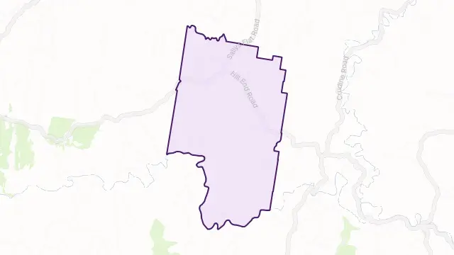 Sallys Flat Area Boundary Map