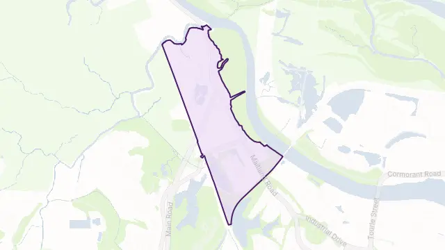 Sandgate Area Boundary Map