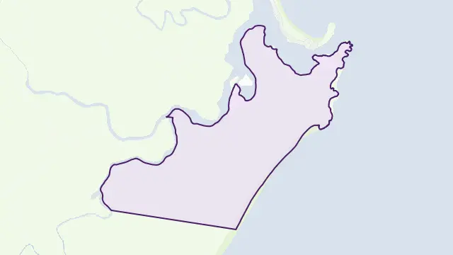 Sandon Area Boundary Map