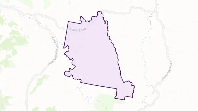 Sandy Creek Area Boundary Map